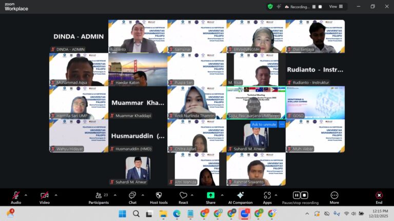 Dosen Universitas Muhammadiyah Palopo Ikuti Pelatihan dan Sertifikasi AI Bersertifikat BNSP